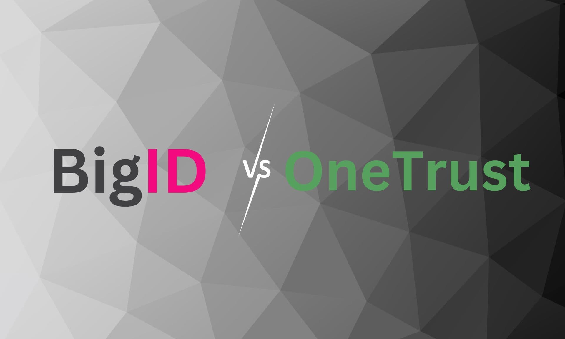 onetrust vs bigid